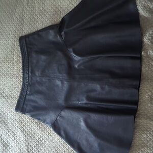 Rebecca Taylor vegan leather skirt